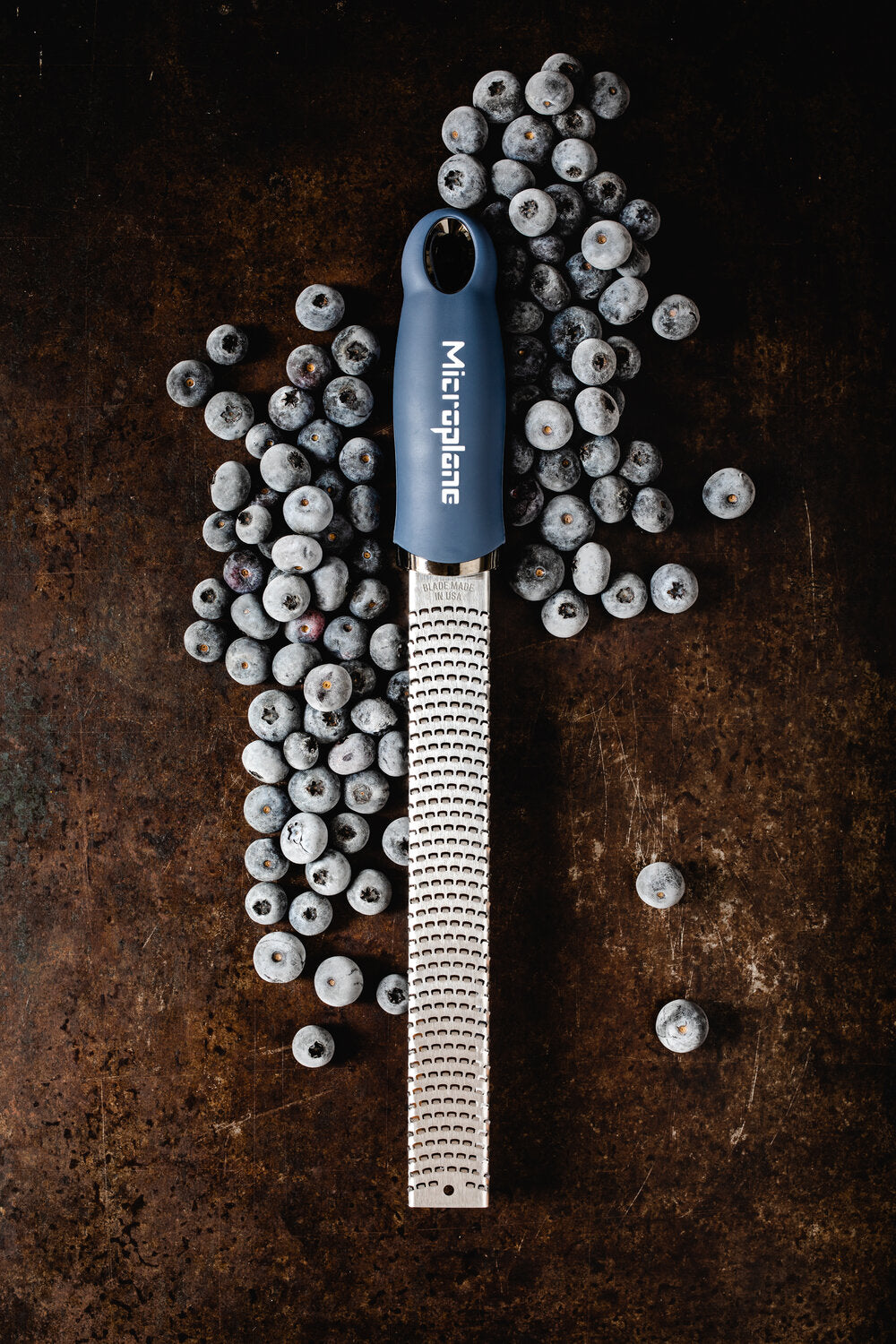 Premium rivejern - Denim Blue